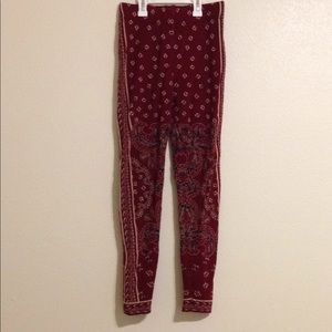 Free People Patterned Leggings